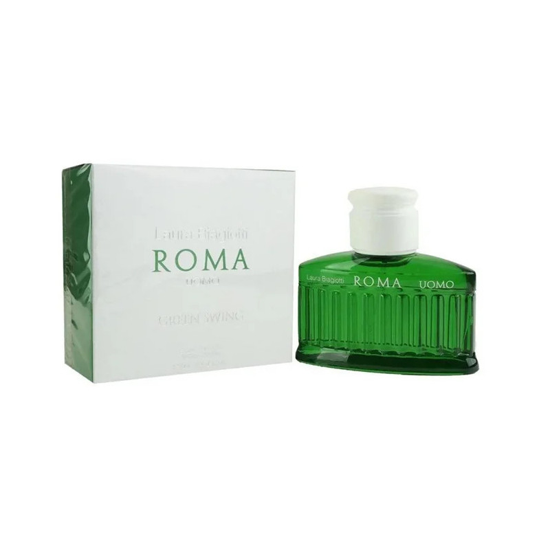 Laura Biagiotti Roma Uomo Green Swing Eau De Toilette Vaporisateur 200ml