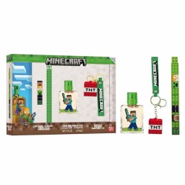 Minecraft Eau De Toilette Spray 50ml Coffret 3 Produits