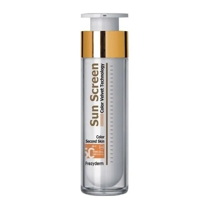 Frezyderm Sun Screen Color Velvet Visage Résistant À L'Eau Spf50+ 50ml