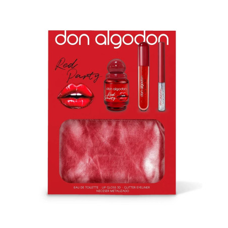 Don Algodón D Algodon Wom Red Party 30 Maq Bolso