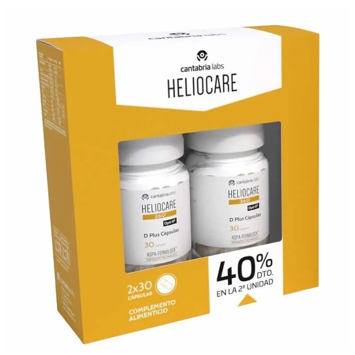 Heliocare 360 D Plus Cápsulas 2x30 Capsules
