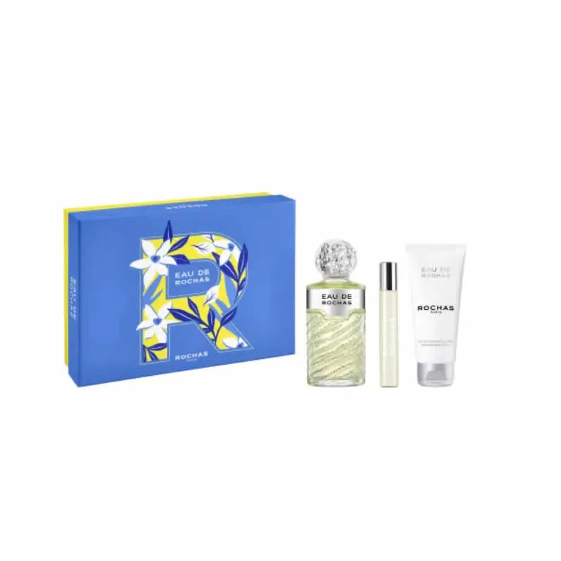  Rochas Eau De Rochas Eau De Toilette Spray 100ml Coffret 3 Produits