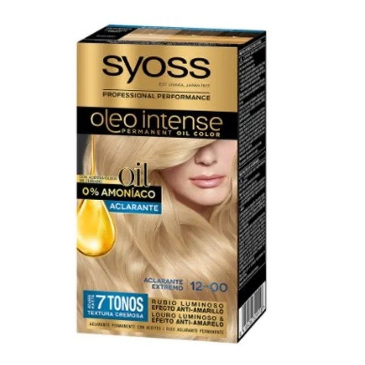 Syoss Oleo Intense Permanent Hair Color 12-0 Extreme Lightening