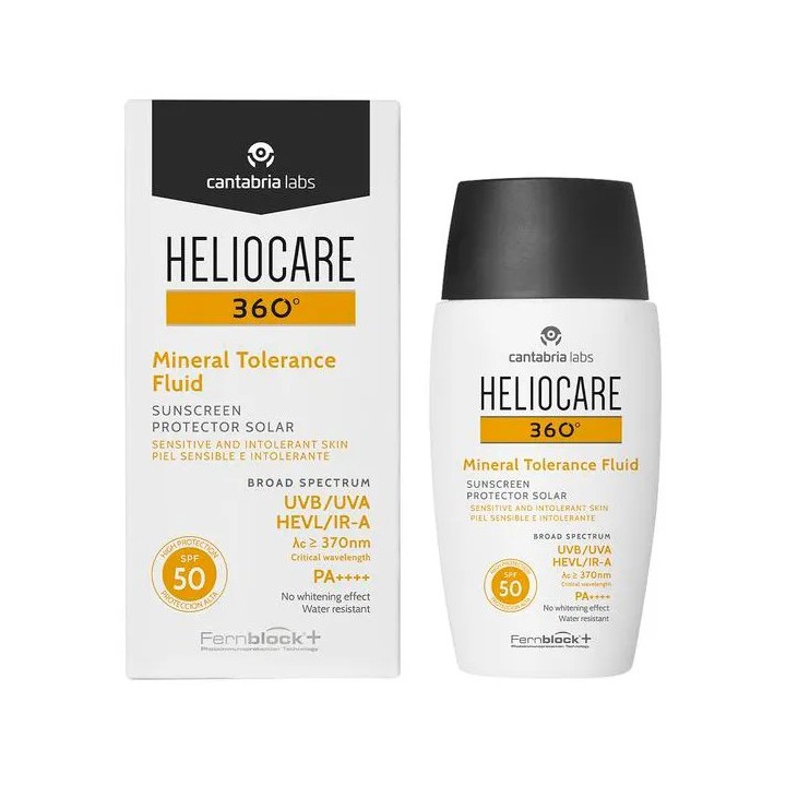 Heliocare 360º Mineral Tolerance Fluid Spf50 50ml