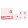 Lacoste L.12.12 Rose Eau De Parfum Vaporisateur 100ml Coffret 3 Produits
