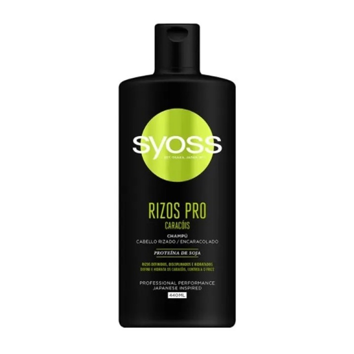Syoss Shampooing Rizos Pro Définition Et Hydratation Cheveux Ondulés Ou Bouclés 440ml
