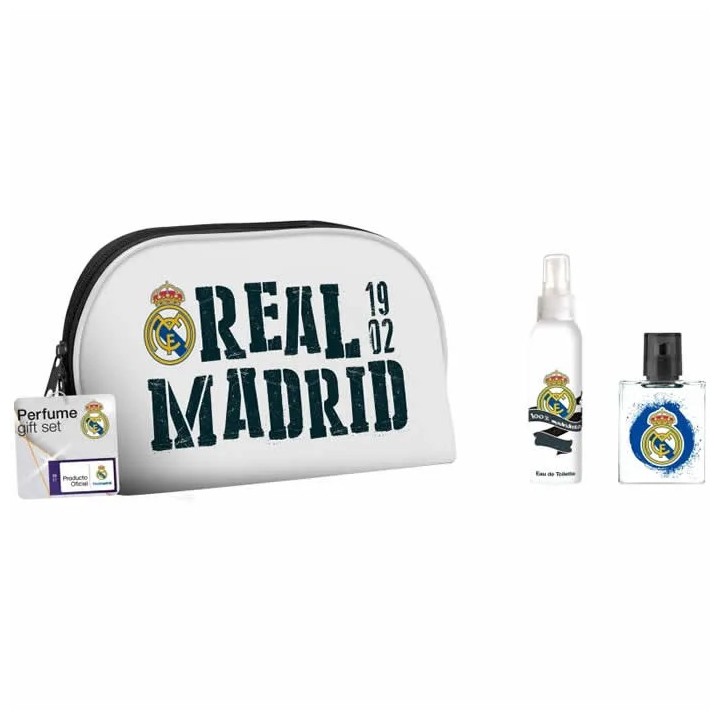 Real Madrid Eau De Toilette Vaporisateur 50ml Coffret 3 Produits