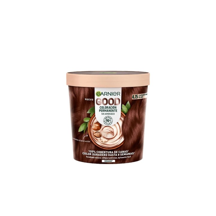 Garnier Good Coloración Permanente 4,15 Castaño Glacé 1 U
