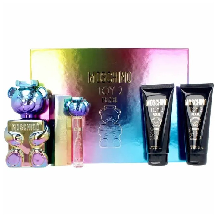 Moschino Toy 2 Pearl Eau De Parfum Vaporisateur 100ml Coffret 4 Produits