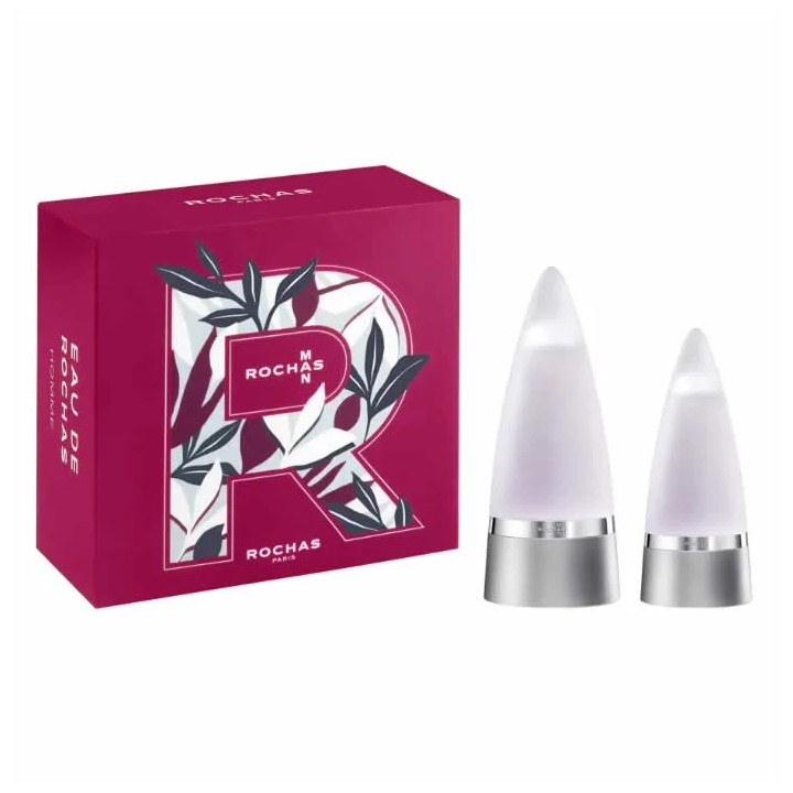 Rochas Man Eau De Toilette Spray 100ml Coffret 2 Produits