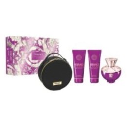 Versace Dylan Purple Eau de Perfume Spray 100ml Set 4 Pieces