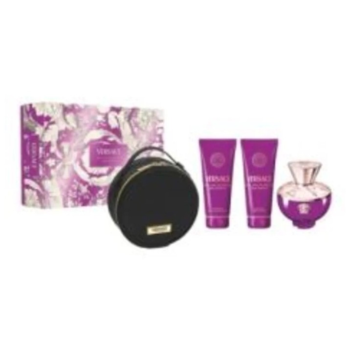 Versace Dylan Purple Eau de Perfume Spray 100ml Set 4 Pieces