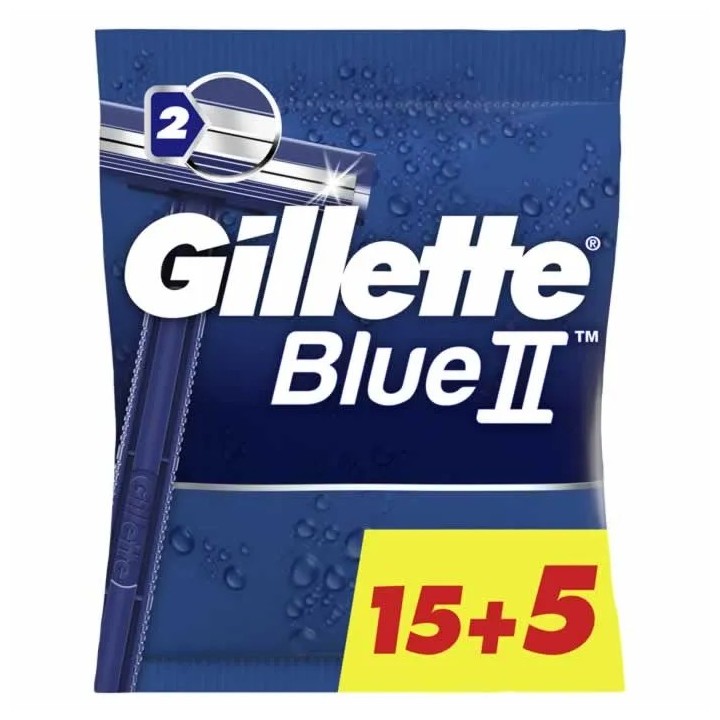 Gillette Blue II 15+5 Unités