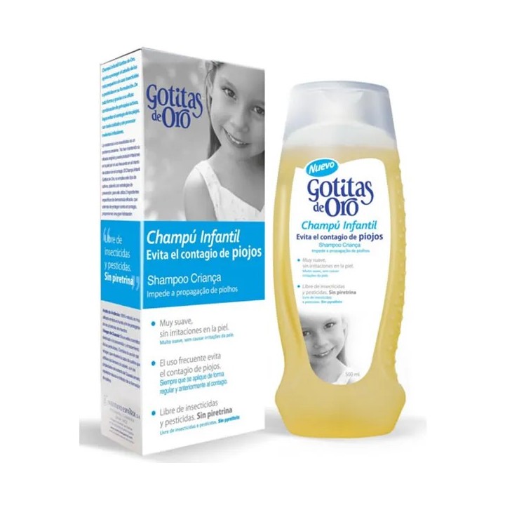 Instituto Español Gotitas De Oro Shampooing Anti Poux 500ml