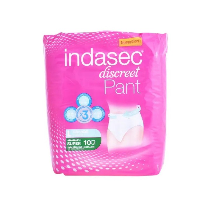 Indasec Pant Super Large Size 10 Unités