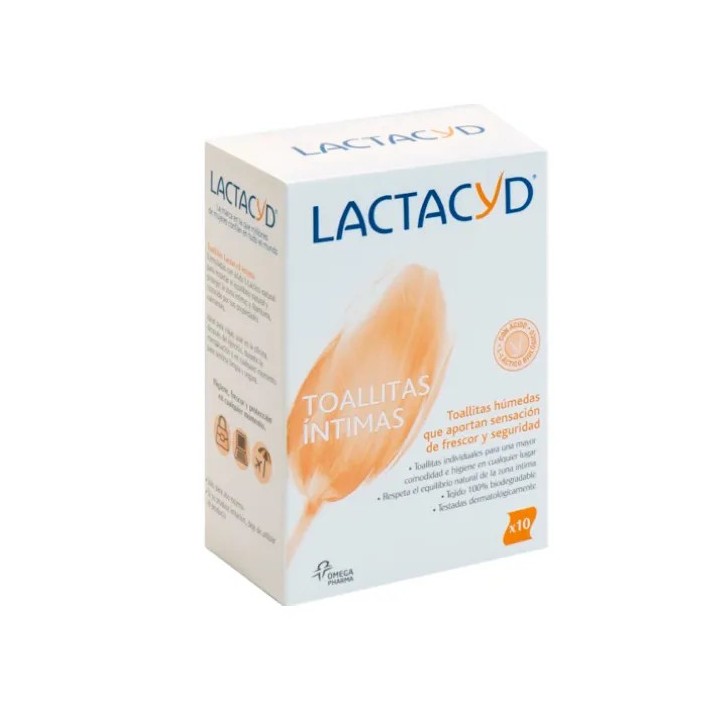 Lactacyd Lingettes Intimes 10 Unités
