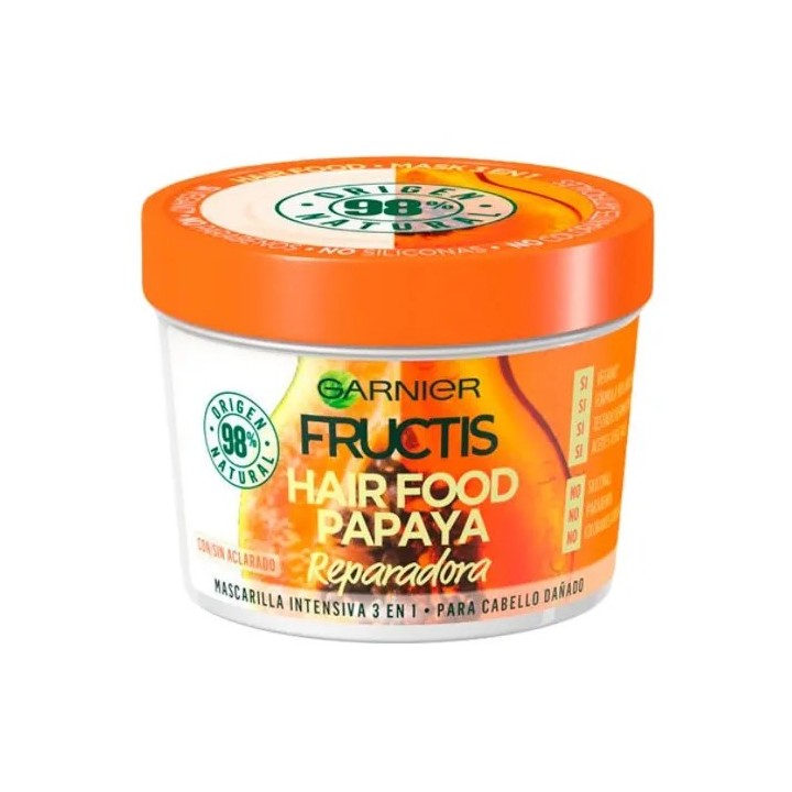 Garnier Fructis Hair Food Papaya Masque De Réparation 390ml