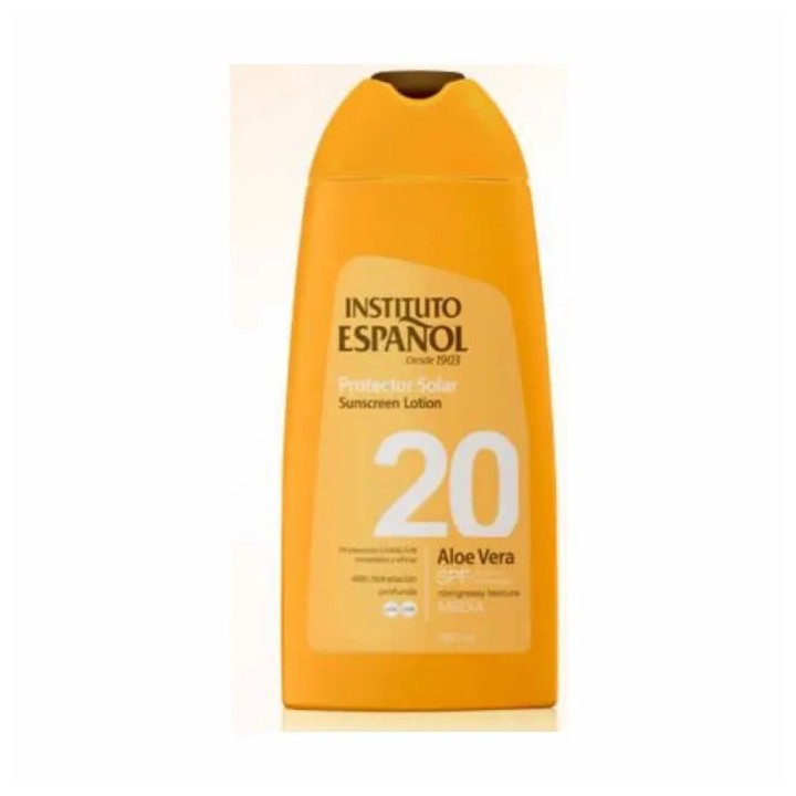 Instituto Español Protection solaire Lotion Aloe Vera Spf20 300ml