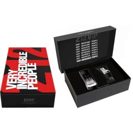 Carolina Herrera 212 Vip Black Eau De Parfum Spray 100ml Coffret 2 Pr…
