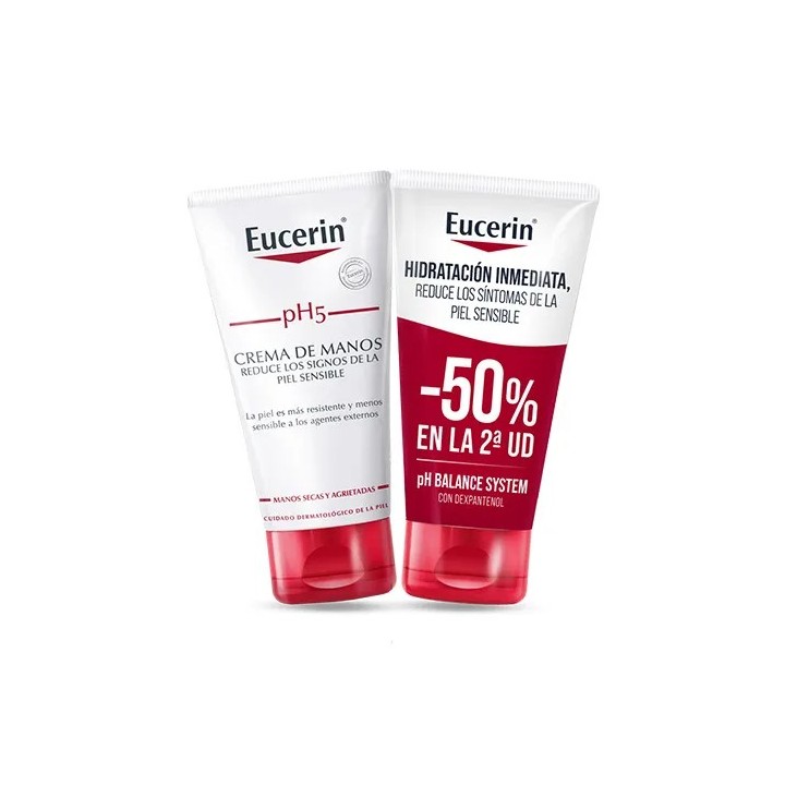 Eucerin Ph5 Crème Pour Les Mains 2x75ml
