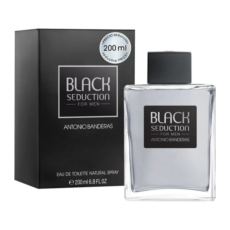 Antonio Banderas Black Seduction Eau de Toilette Spray 200ml