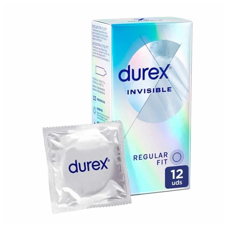 Durex Invisible Regular Fit Condoms 12 Units