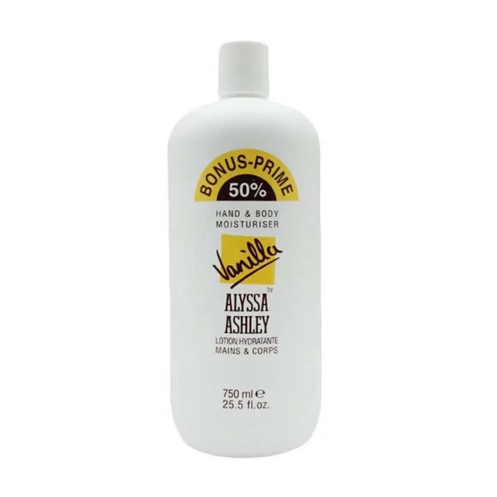 Alyssa Ashley Vanilla Hand And Body Moisturizer 750ml