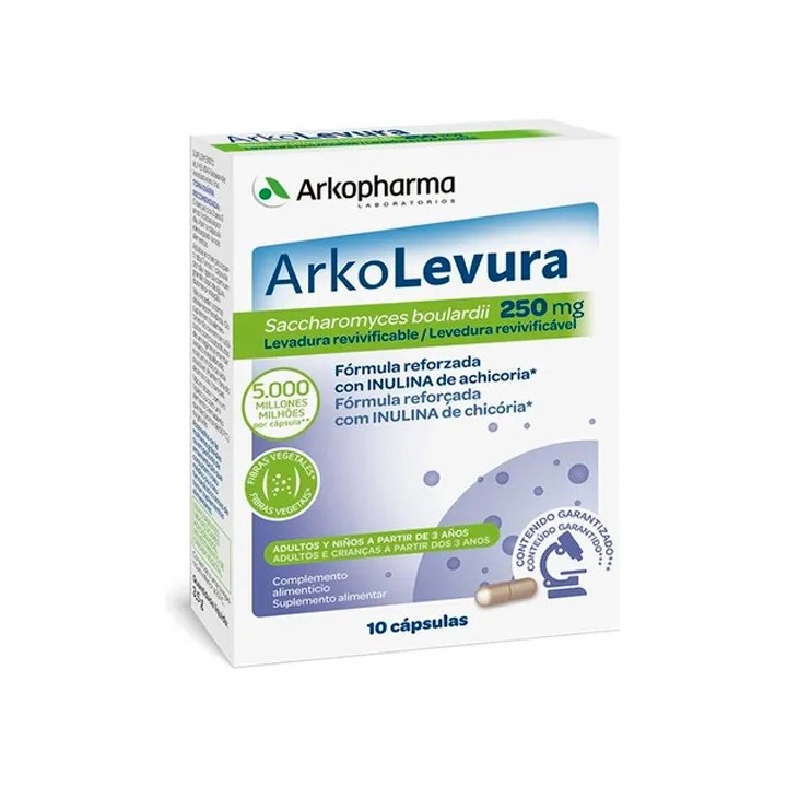 Arkopharma Arko-Levura Saccharomyces Boulardii 10 Capsules