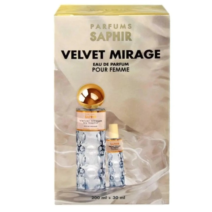 Saphir Velvet Mirage Edp Spray 200ml 30ml Sets