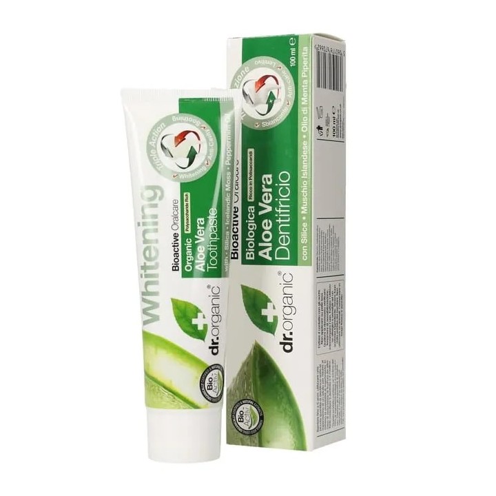 Dr Organic Aloe Vera Dentifrice 100ml