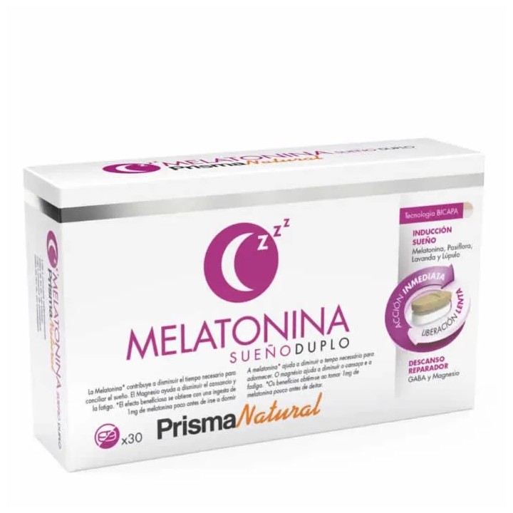 Prisma Natural Melatonin Sleep 30 Bilayer Tablets