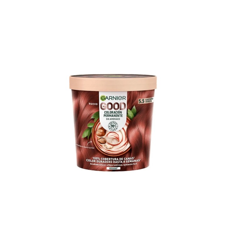 Garnier Good Coloración Permanente 5,5 Castaño Cereza 1 U