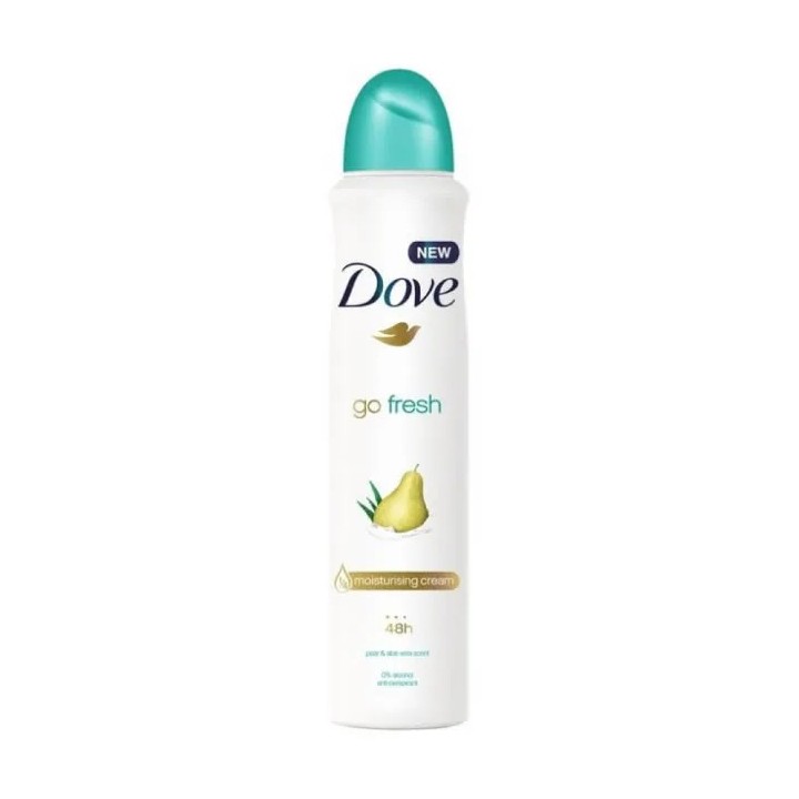 Dove Go Fresh Pear And Aloe Vera Déodorant Antiperspirant 48h Vaporisateur 250ml