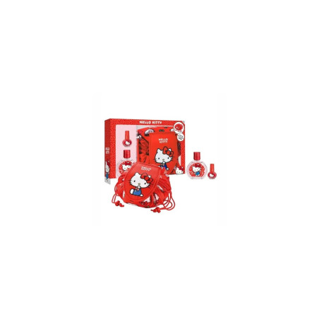 Cartoon Est Hello Kity Edt 50ml Bolsa Maquillaje Esmalte U As