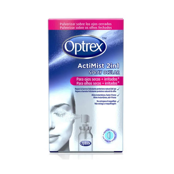 Optrex ActiMist 2in1 Spray Yeux Secs Ou Fatigués 10ml