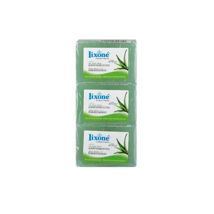 Lixoné Aloe Vera Soap Peau Sèche Ou Sensible 3x125g