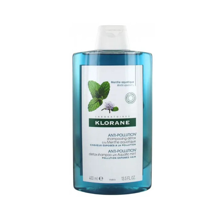 Klorane Aquatic Mint Detoxifying Shampoo 400ml