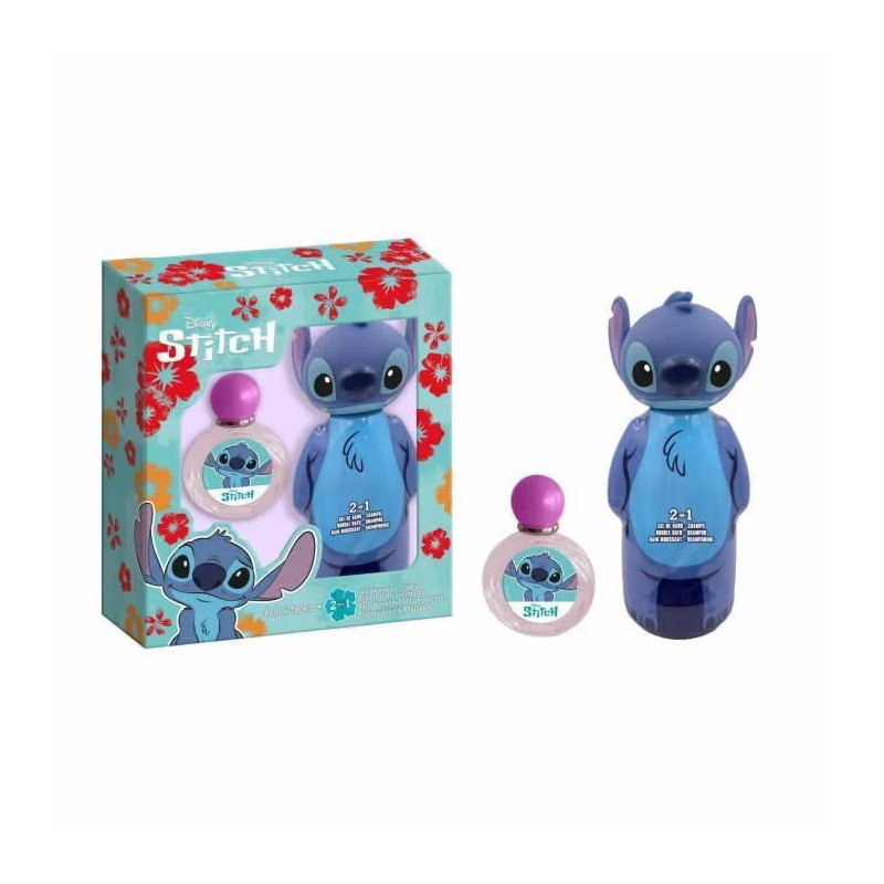 Disney Stitch Eau De Toilette Spray 50ml Coffret 2 Produits