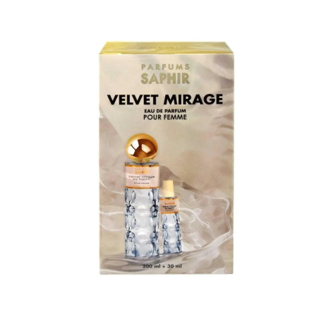 Saphir Velvet Mirage Edp Spray 200ml 30ml Sets