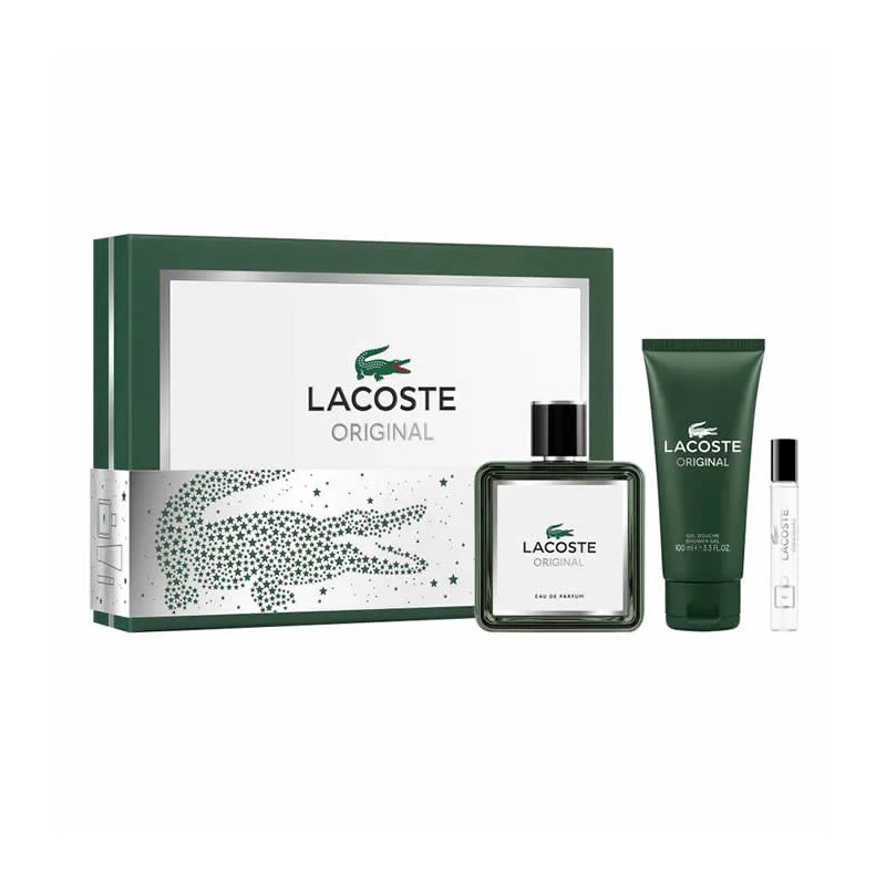 Lacoste Original Eau De Parfum Vaporisateur 100ml Coffret 3 Produits