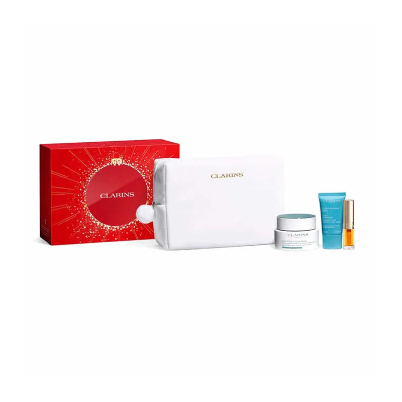 Clarins Cryo-Flash Cream Mask 75ml Coffret 3 Produits