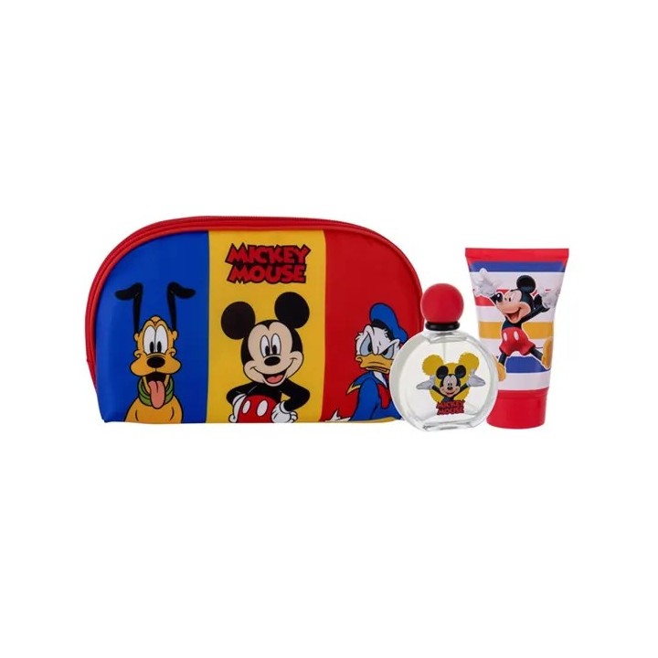 Disney Mickey Eau De Toilette Spray 50ml Coffret 3 Produits