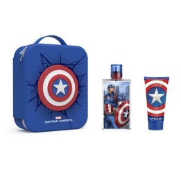 Marvel Captain America Eau De Toilette Vaporisateur 100ml Coffret 3 P…