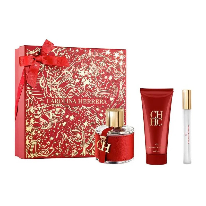 Carolina Herrera Ch Eau De Toilette Vaporisateur 100ml Coffret 3 Produits