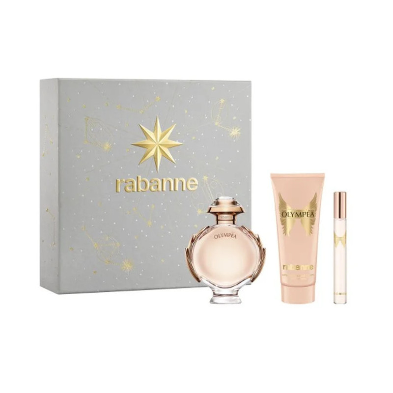 Rabanne Olympéa Eau De Parfum Vaporisateur 80ml Coffret 3 Produits