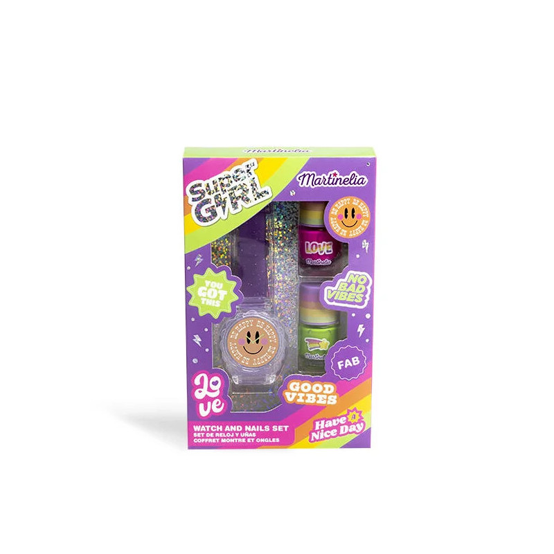 Martinelia Super Girl Watch And Nails Set 