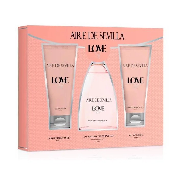 Instituto Español Aire De Sevilla Love Edt Spray 150ml Set 3pzas