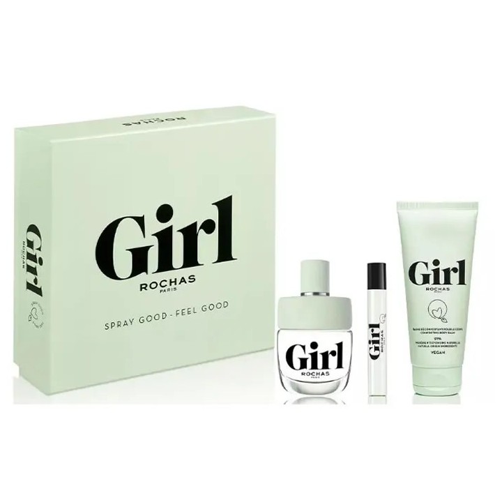 Rochas Girl Eau De Toilette Vaporisateur 100ml Coffret 3 Produits