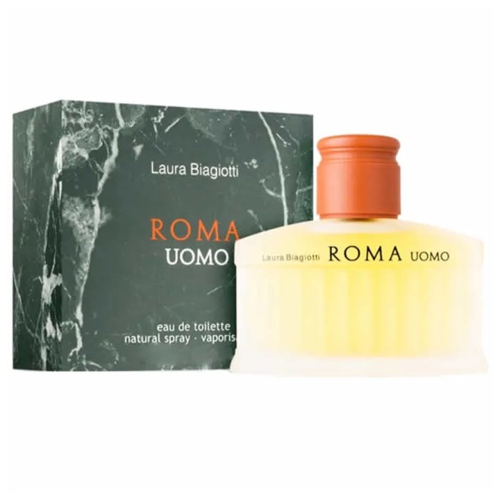 Laura Biagiotti Roma Uomo 200 Spray Eau De Toilette Vaporisateur 200ml