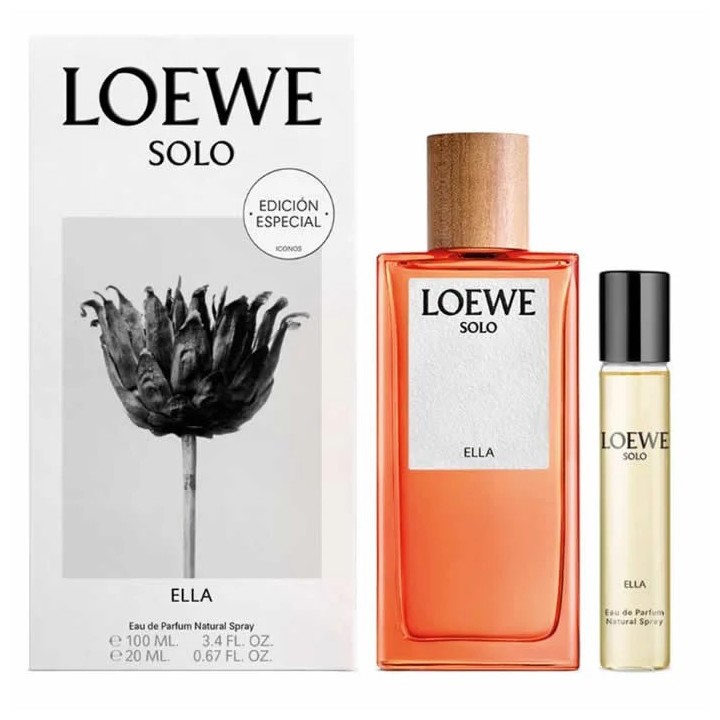 Loewe Solo Ella Eau De Parfum Vaporisateur 100ml Coffret 2 Produits